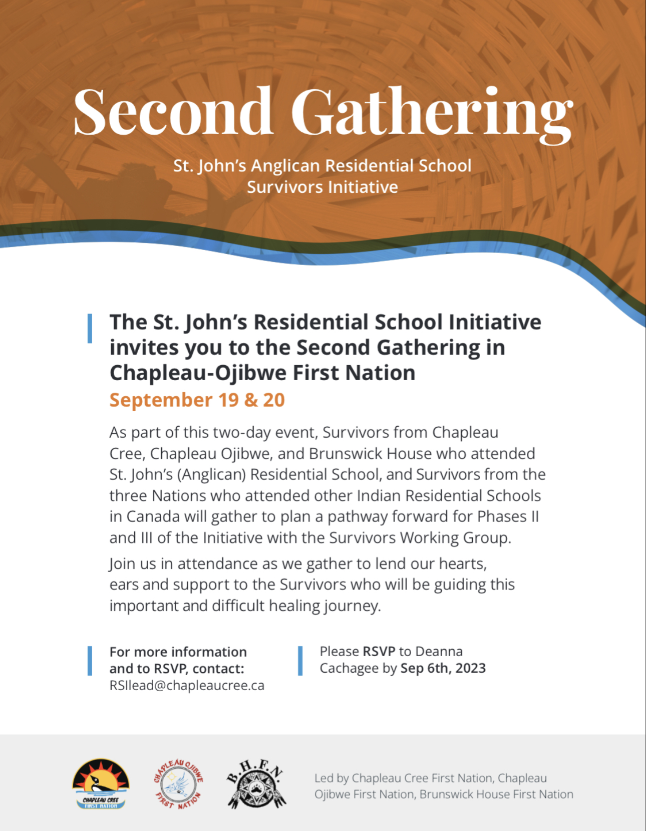 Chapleau Cree First Nation To respond to and carry out the collective